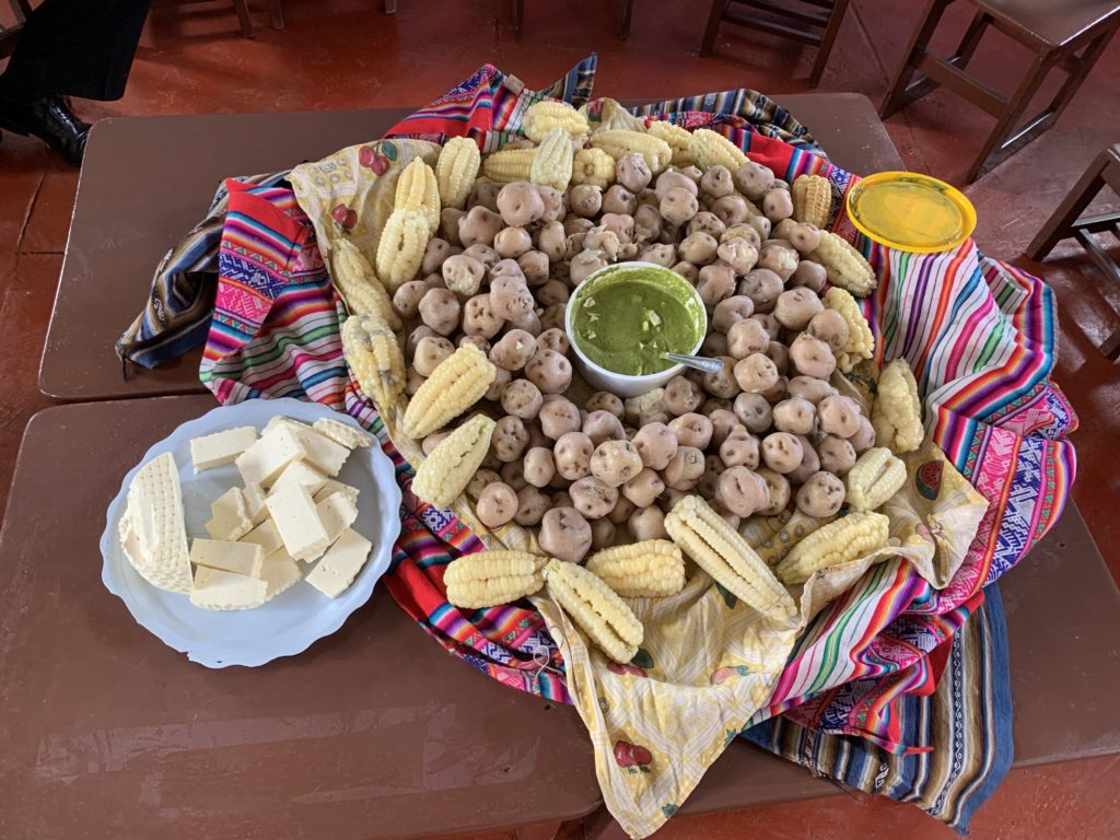 feast in Huillcapata