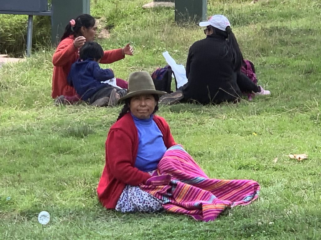 lady with blanket